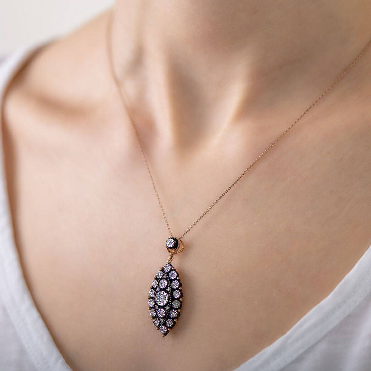 0.31 Karat Elmas Kolye