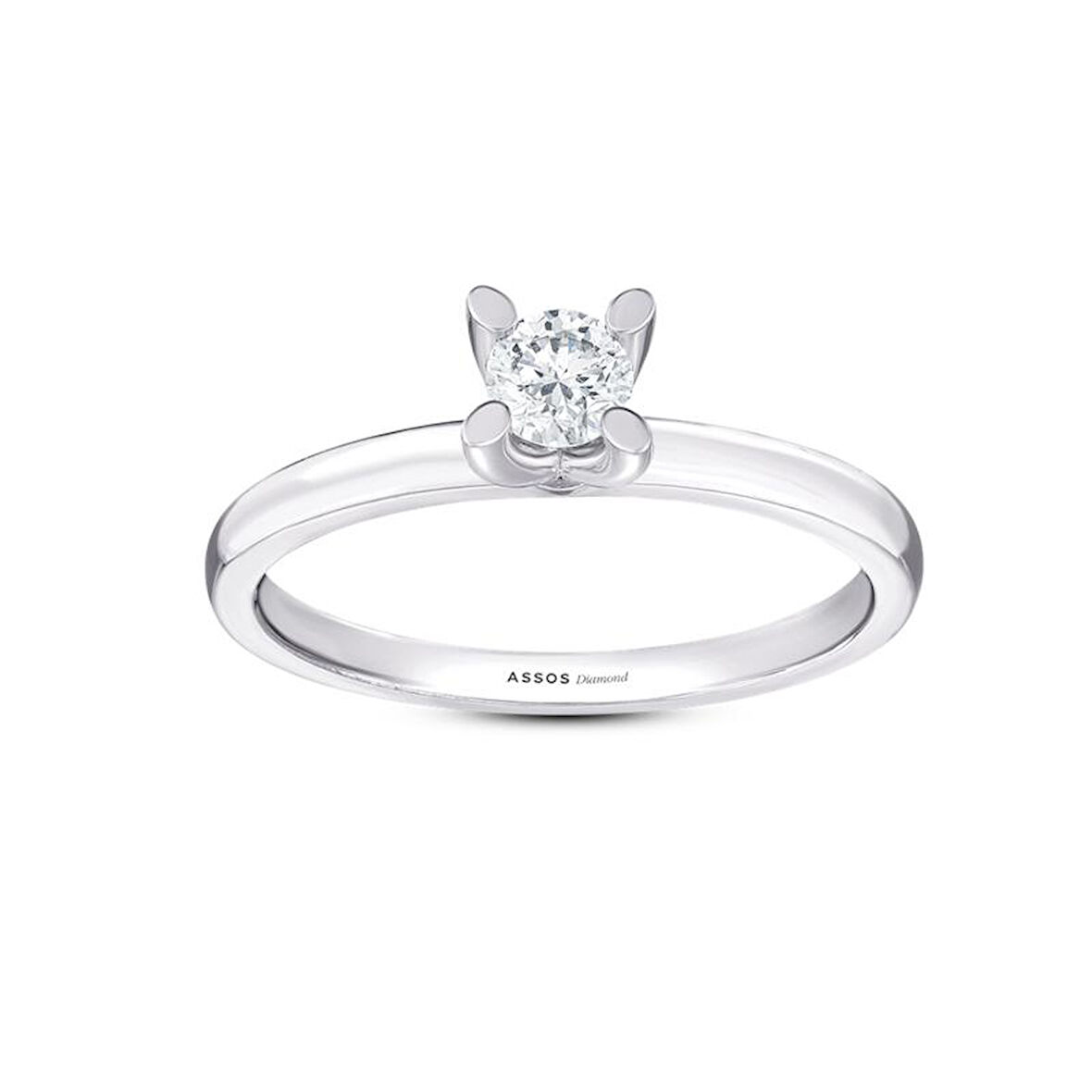 0.35 Karat Pırlanta Tektaş Yüzük