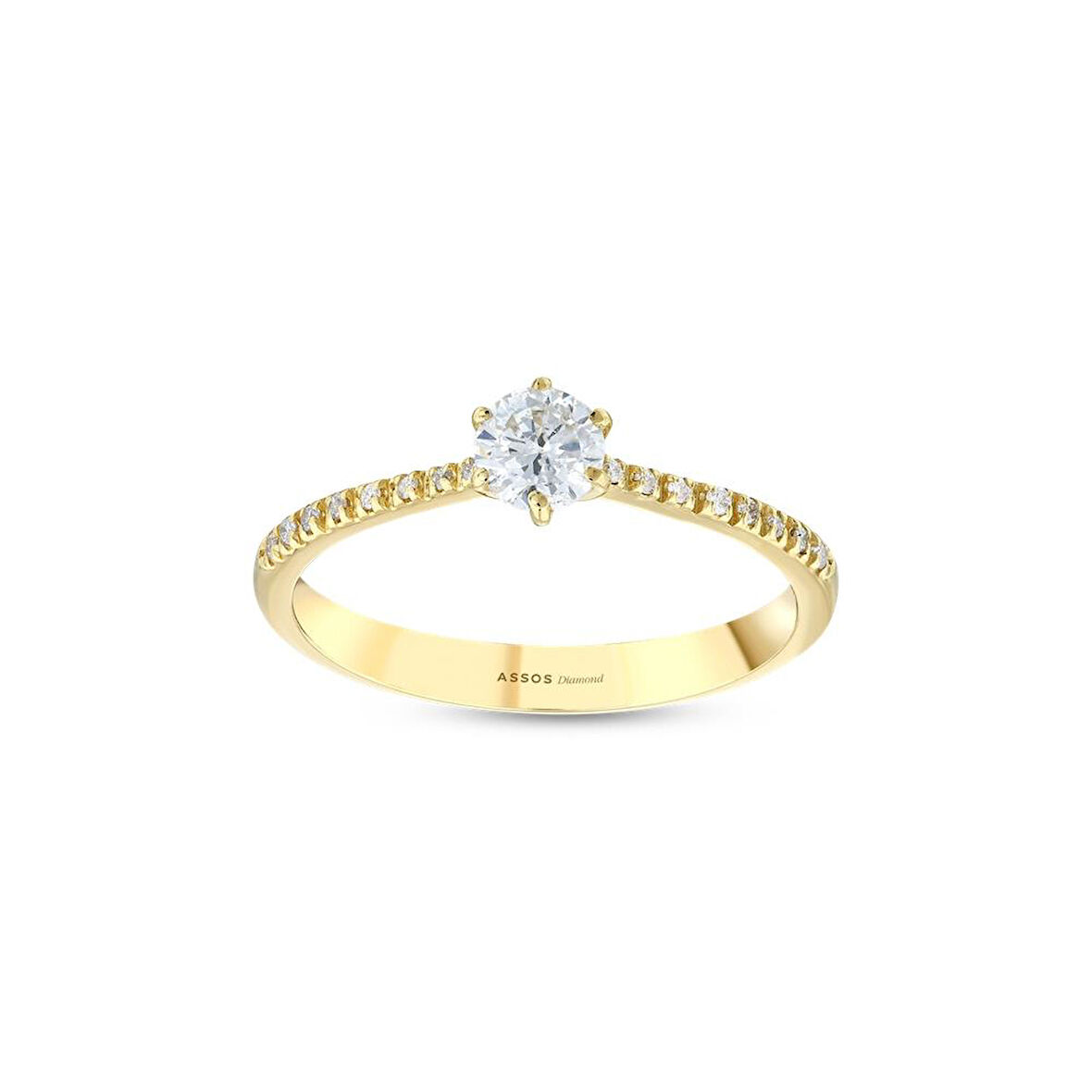 0.17 Karat Pırlanta Tektaş Yüzük