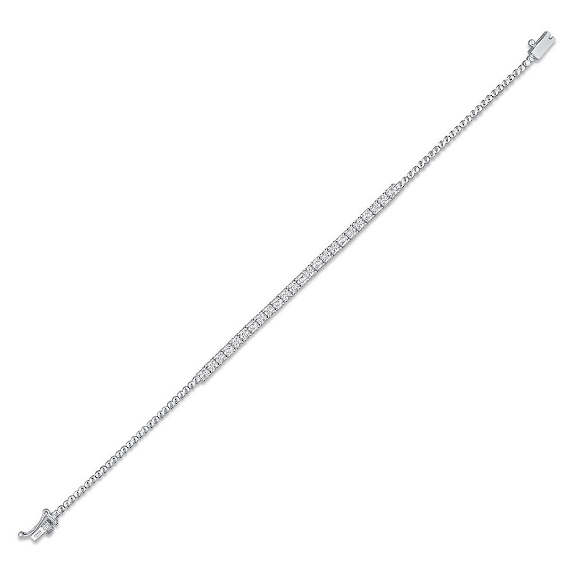 0.65 Karat Pırlanta Su Yolu Bileklik