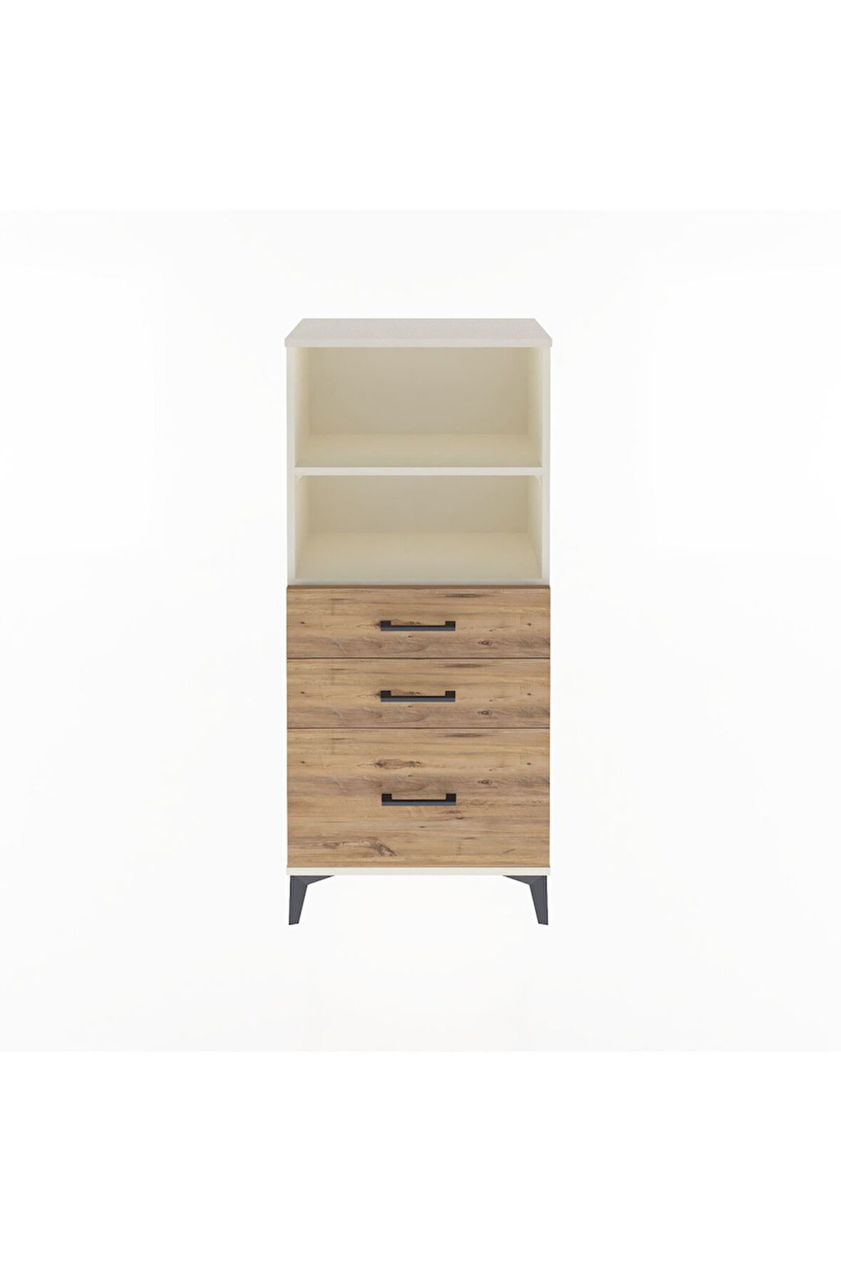 Arges Dolap 2 Raflı 3 Çekmeceli 60x30x134 Aytaşı-Çam