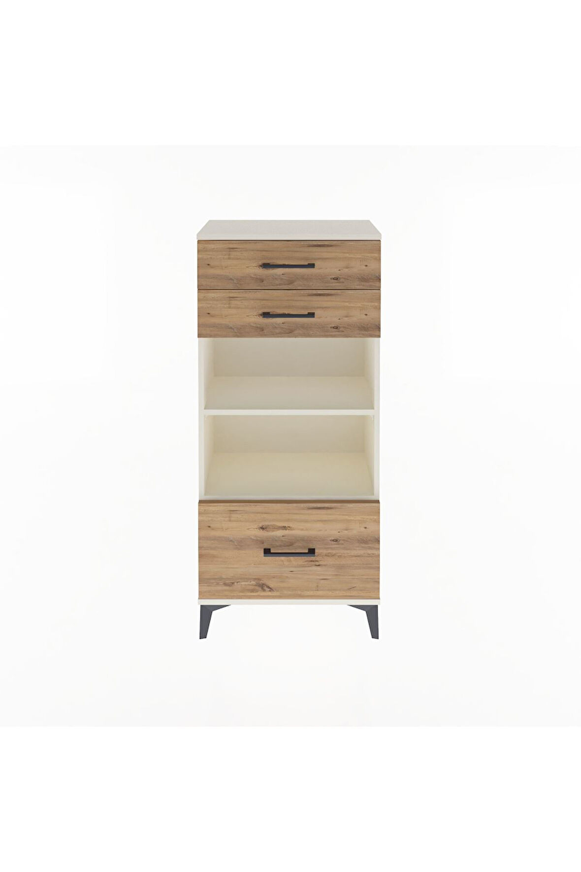 Arges Dolap 2 Raflı 3 Çekmeceli 60x30x134 Aytaşı-Çam