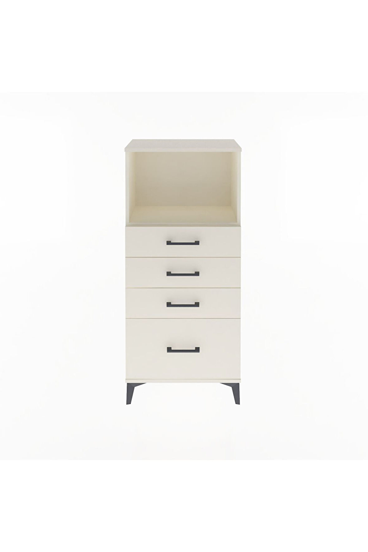 Arges Dolap Tek Raflı 4 Çekmeceli 60x30x134 Aytaşı-Aytaşı