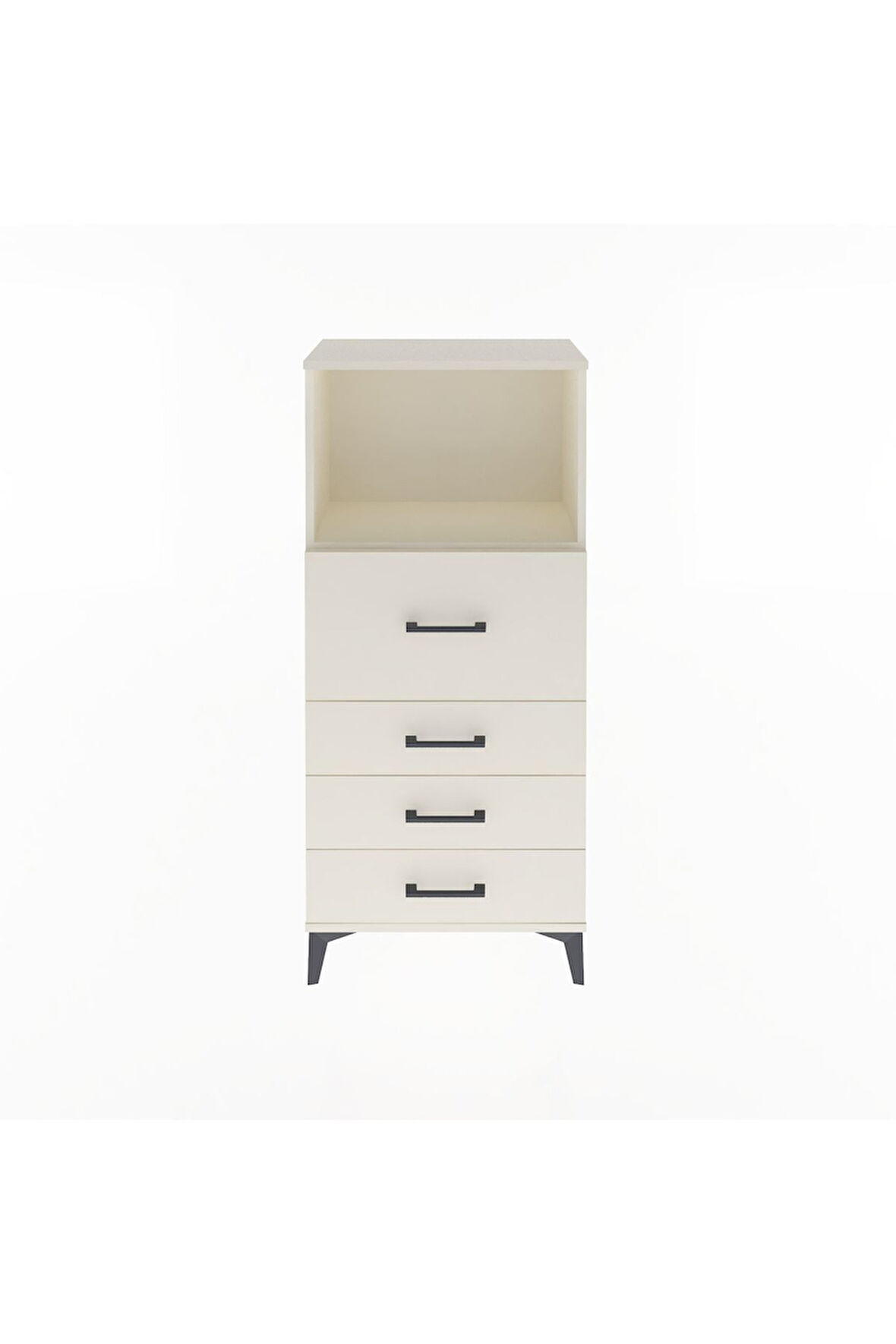 Arges Dolap Tek Raflı 4 Çekmeceli 60x30x134 Aytaşı-Aytaşı