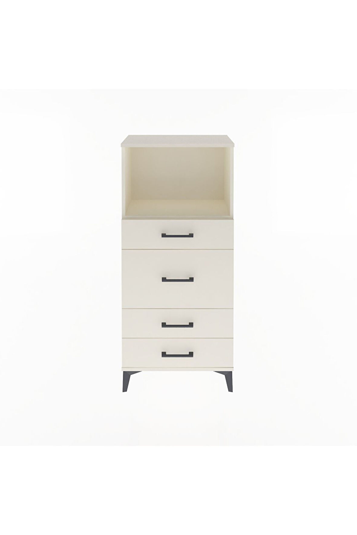 Arges Dolap Tek Raflı 4 Çekmeceli 60x30x134 Aytaşı-Aytaşı