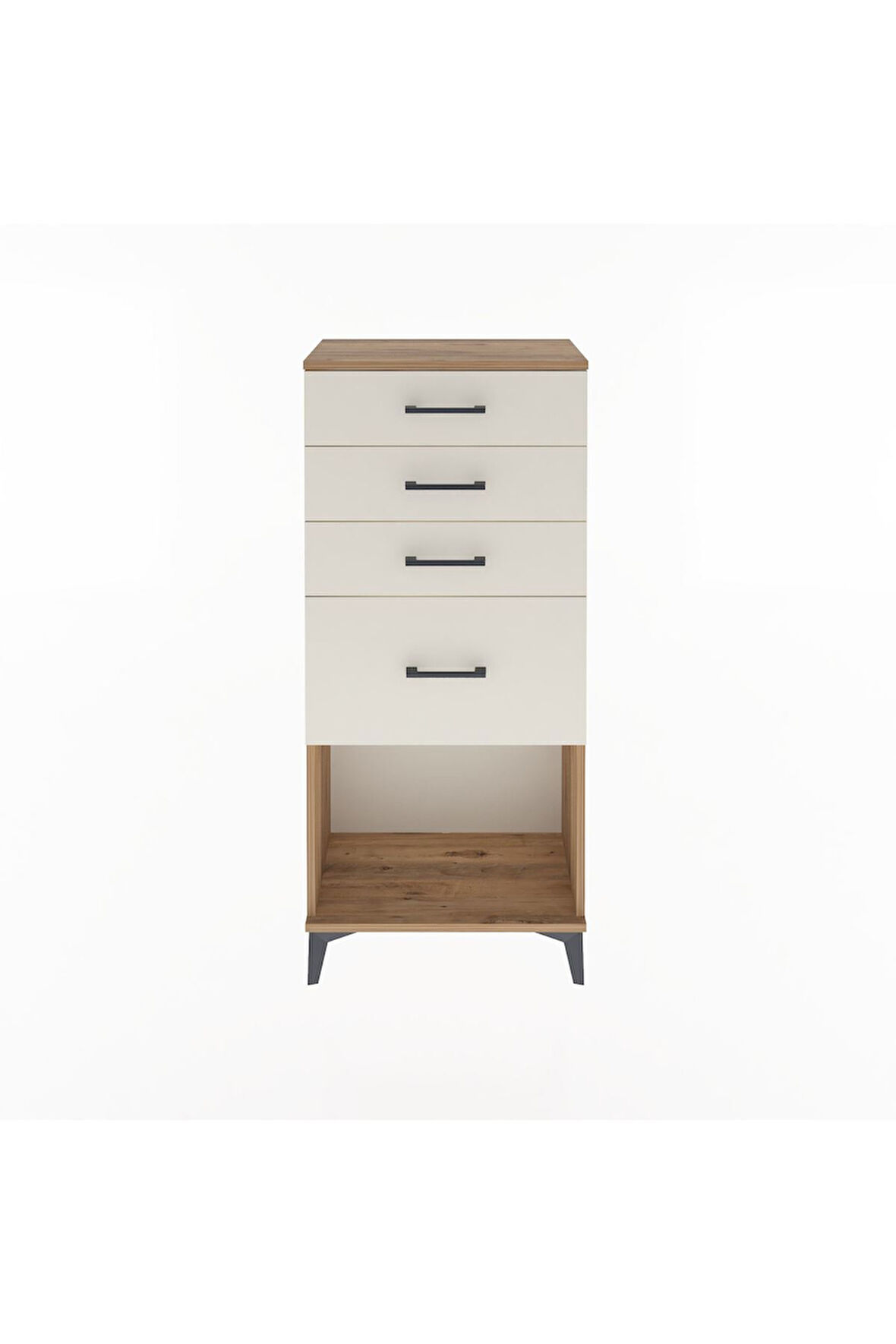 Arges Dolap 4 Çekmeceli 60x30x134 Çam-Aytaşı