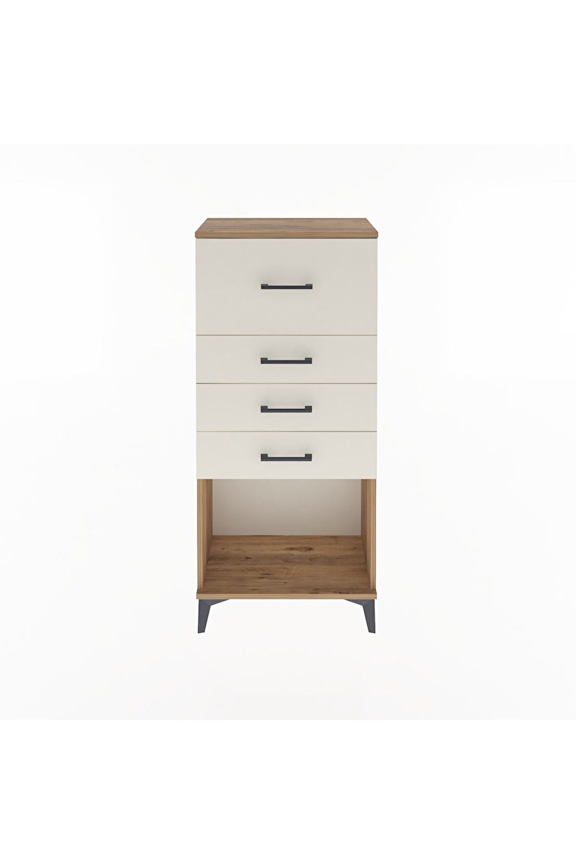 Arges Dolap 4 Çekmeceli 60x30x134 Çam-Aytaşı