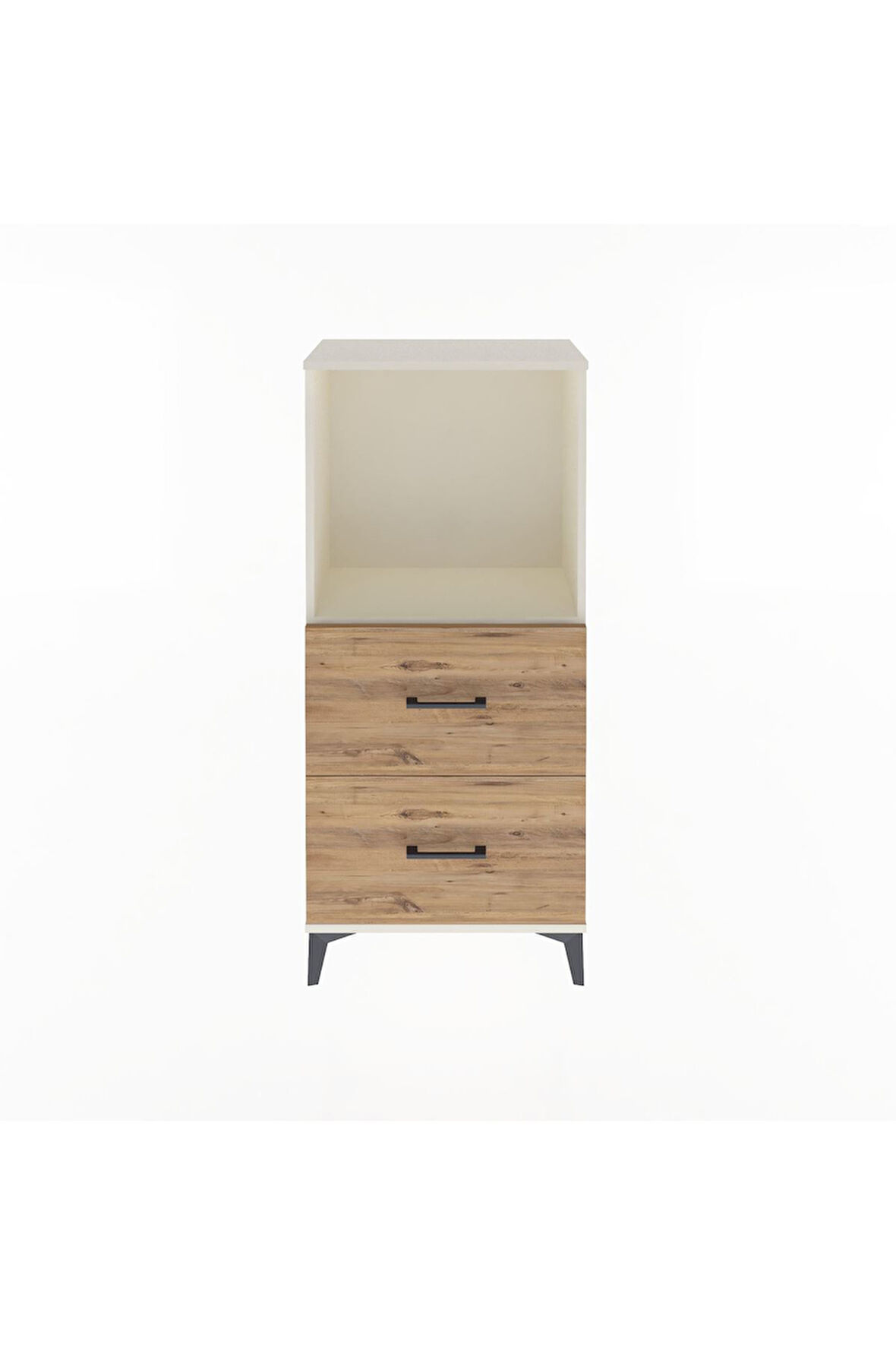 Arges Dolap Tek Raflı 2 Çekmeceli 60x30x134 Aytaşı-Çam