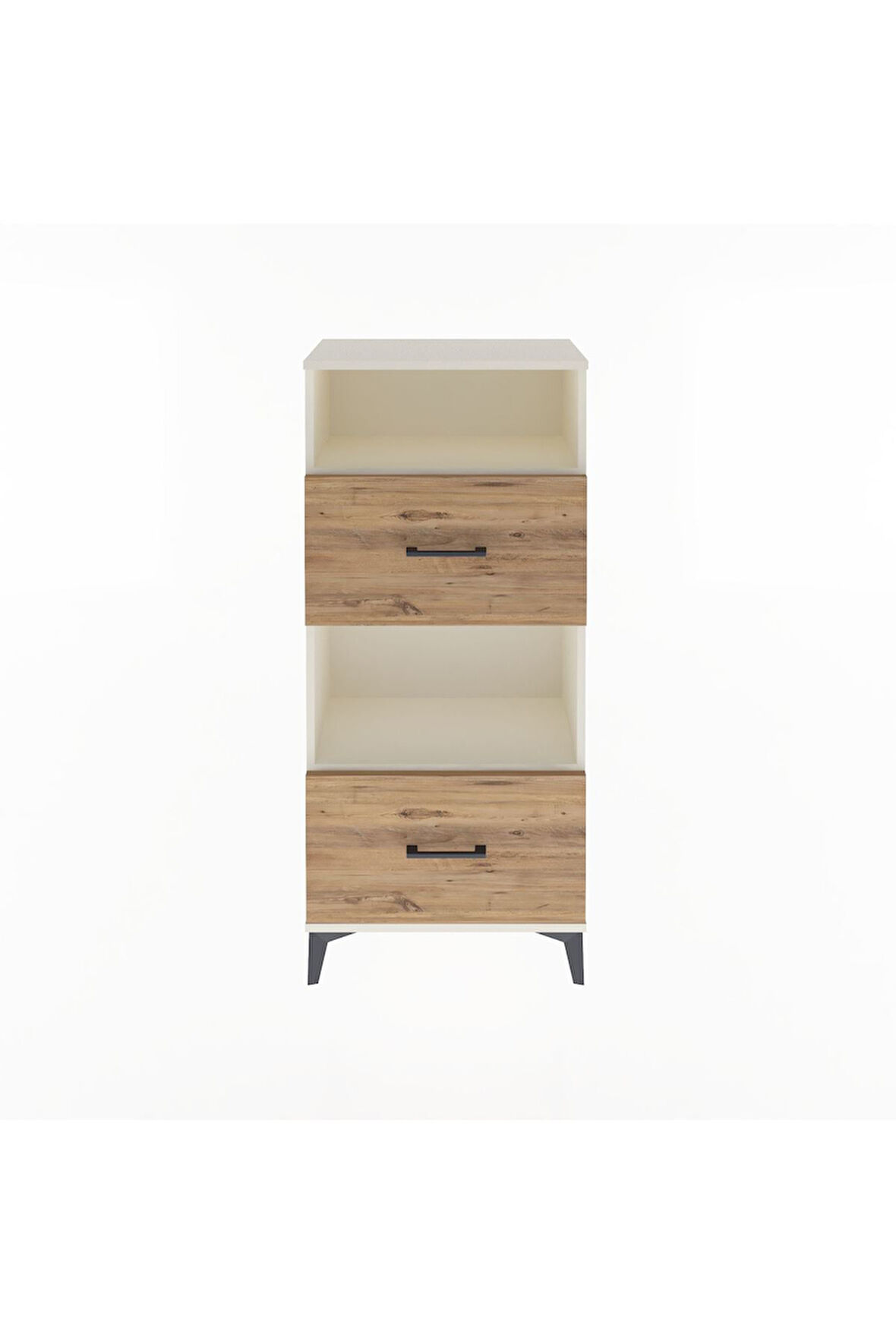 Arges Dolap 2 Raflı 2 Çekmeceli 60x30x134 Aytaşı-Çam