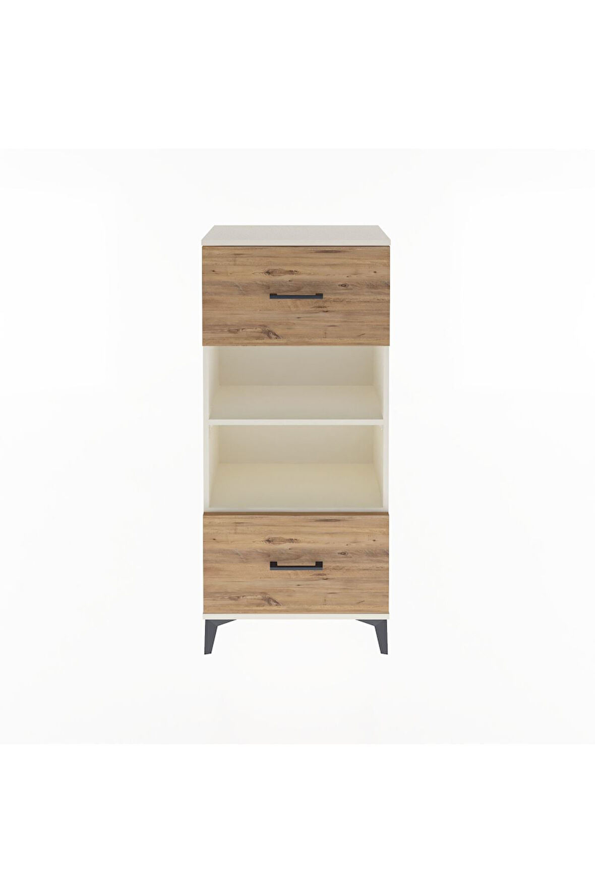 Arges Dolap 2 Raflı 2 Çekmeceli 60x30x134 Aytaşı-Çam