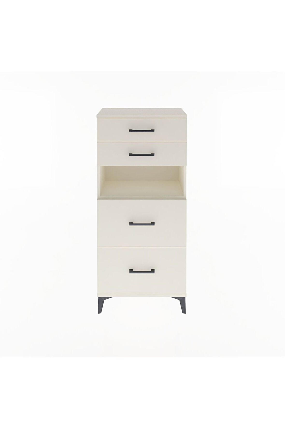 Arges Dolap Tek Raflı 4 Çekmeceli 60x30x134 Aytaşı-Aytaşı