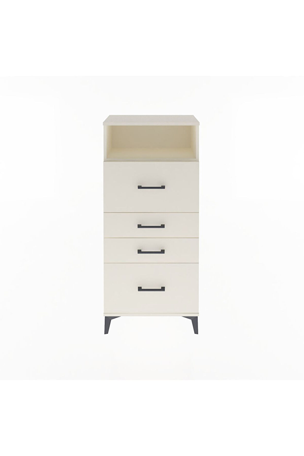 Arges Dolap Tek Raflı 4 Çekmeceli 60x30x134 Aytaşı-Aytaşı