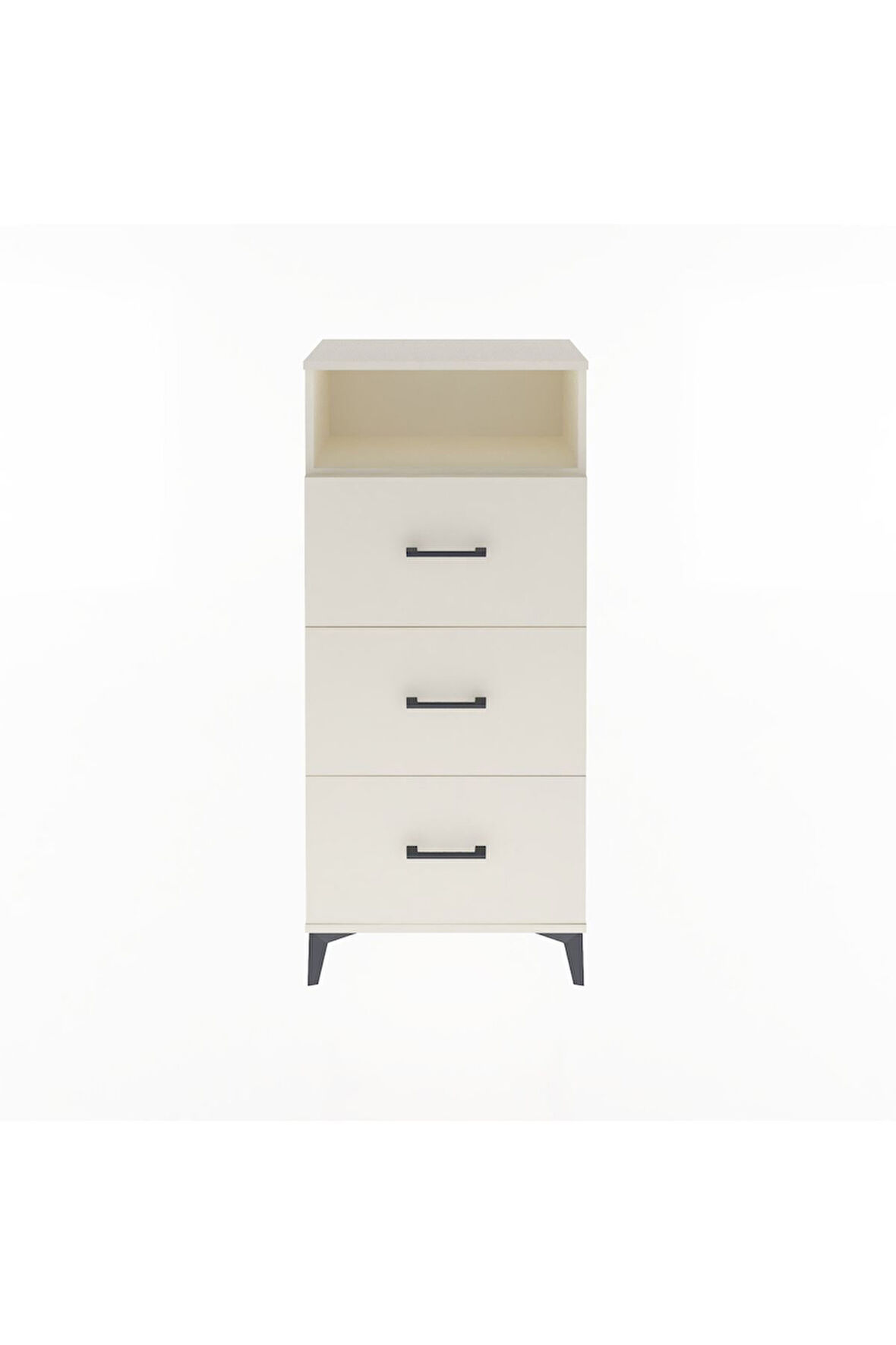 Arges Dolap Tek Raflı 3 Çekmeceli 60x30x134 Aytaşı-Aytaşı