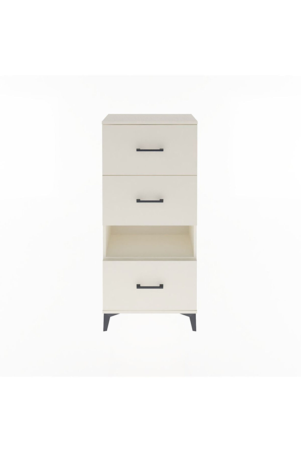 Arges Dolap Tek Raflı 3 Çekmeceli 60x30x134 Aytaşı-Aytaşı