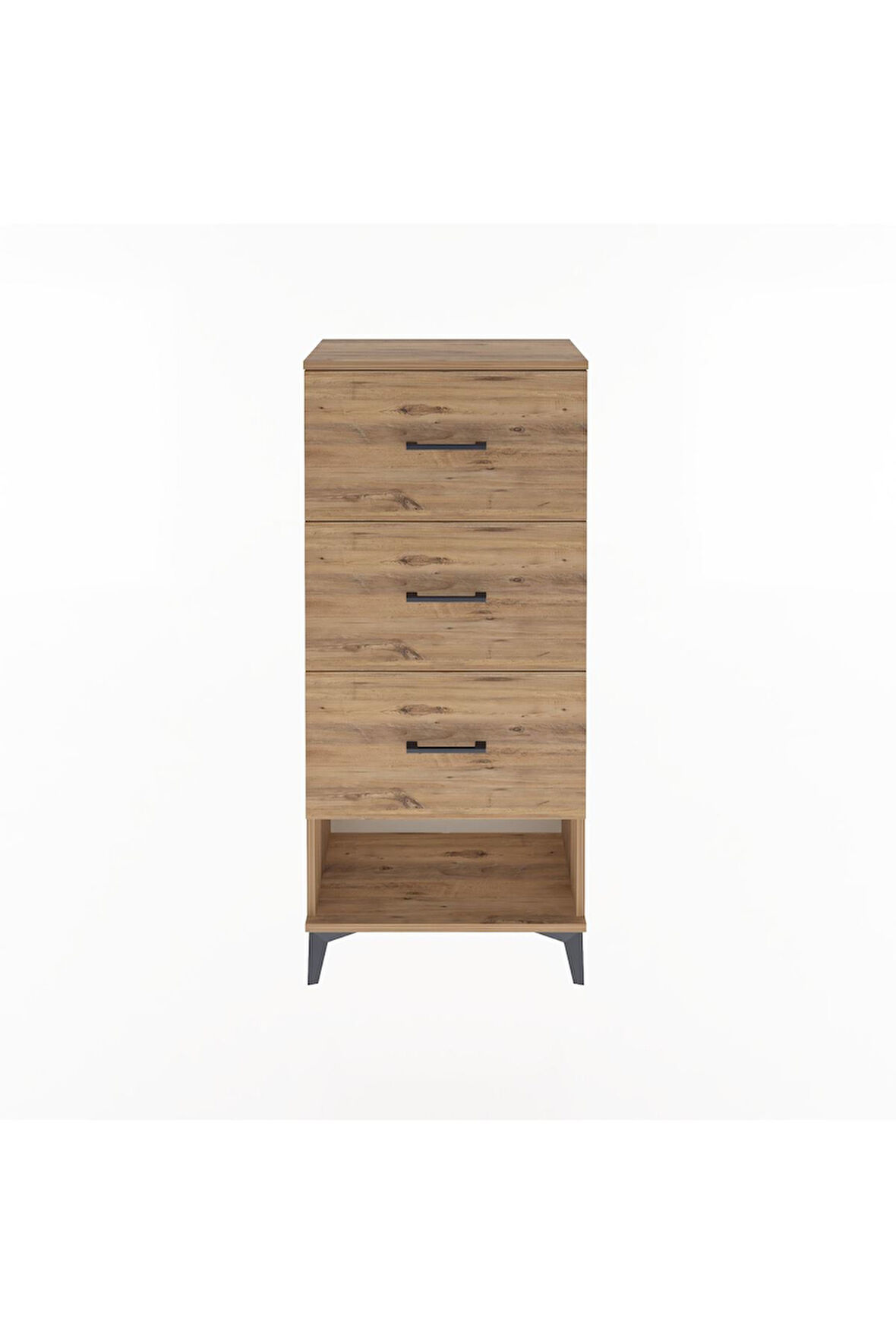 Arges Dolap 3 Çekmeceli 60x30x134 Çam-Çam