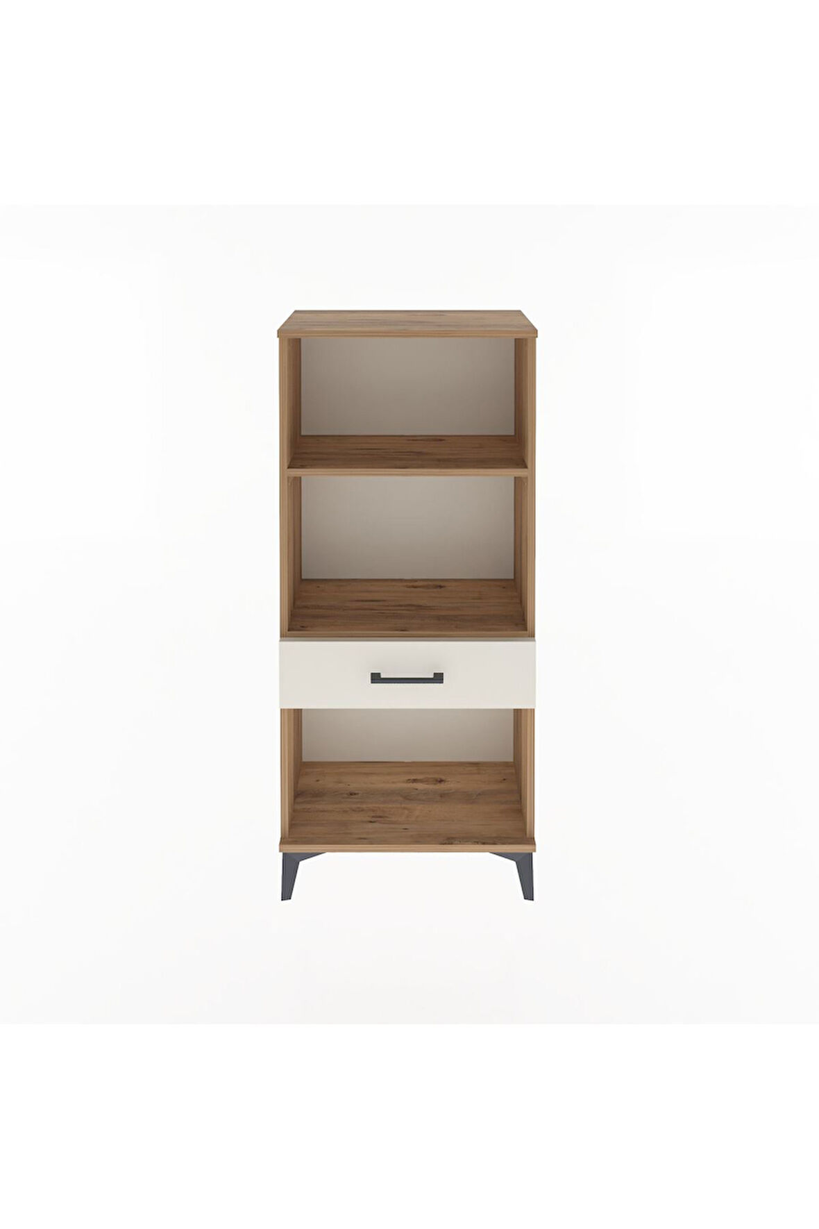 Arges Dolap 2 Raflı Tek Çekmeceli 60x30x134 Çam-Aytaşı