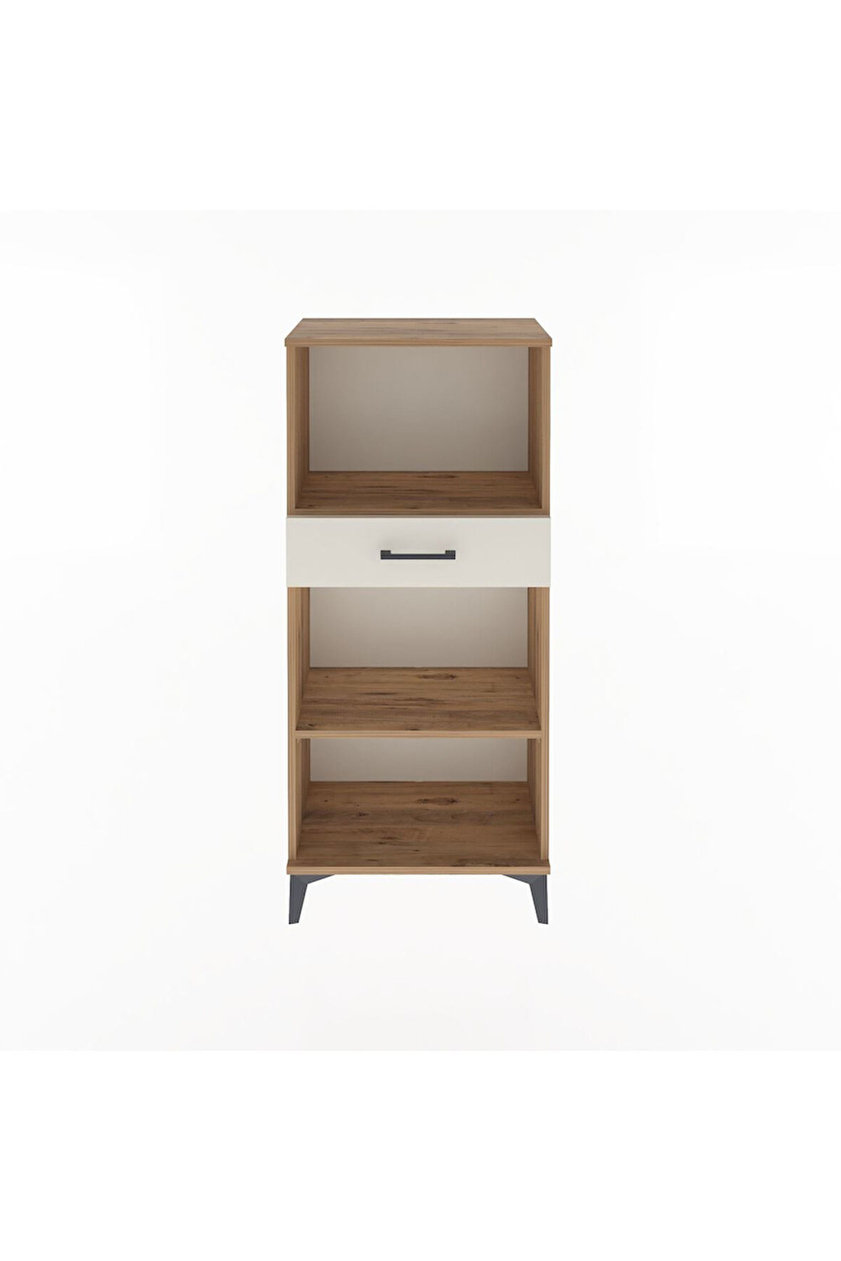 Arges Dolap 2 Raflı Tek Çekmeceli 60x30x134 Çam-Aytaşı