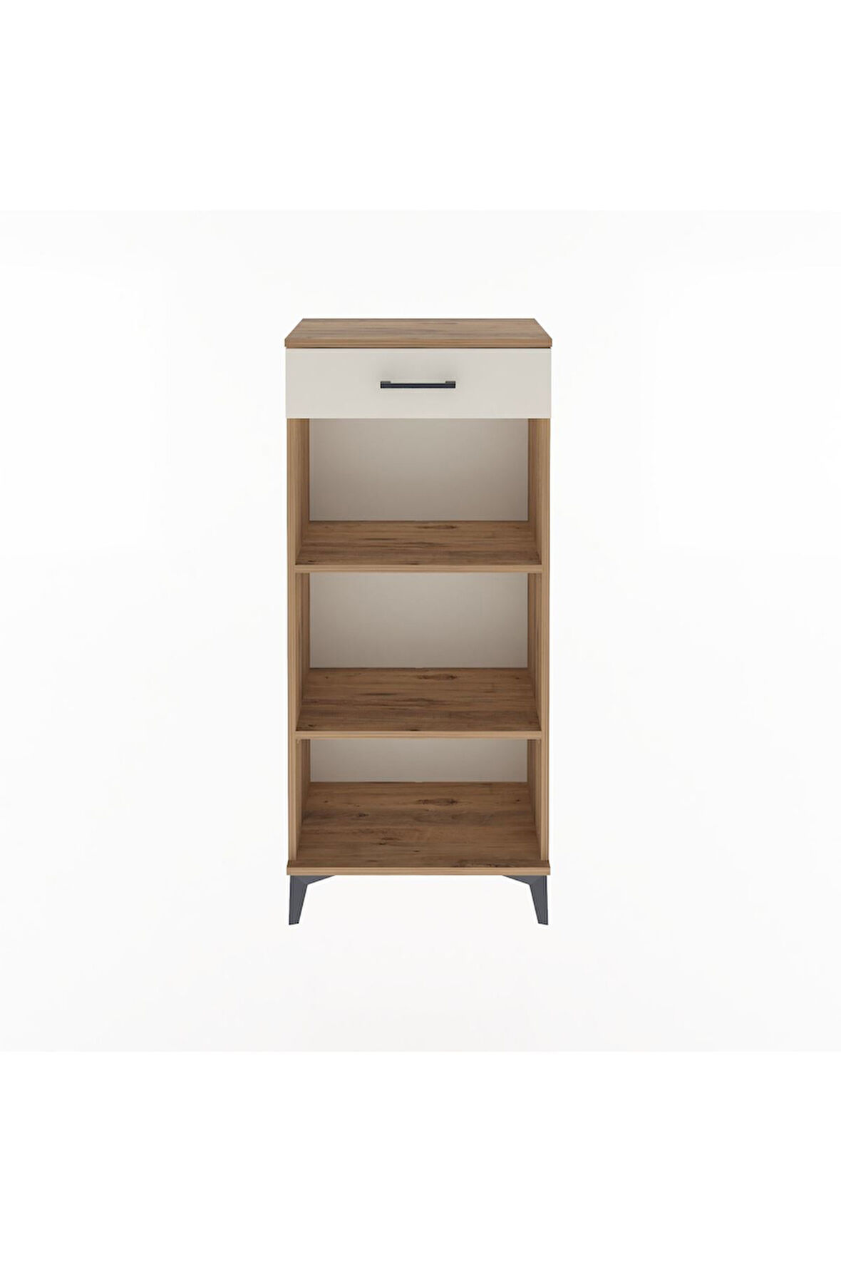 Arges Dolap 2 Raflı Tek Çekmeceli 60x30x134 Çam-Aytaşı