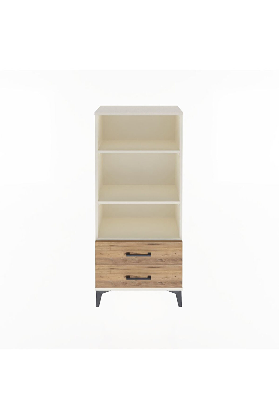 Arges Dolap 3 Raflı 2 Çekmeceli 60x30x134 Aytaşı-Çam