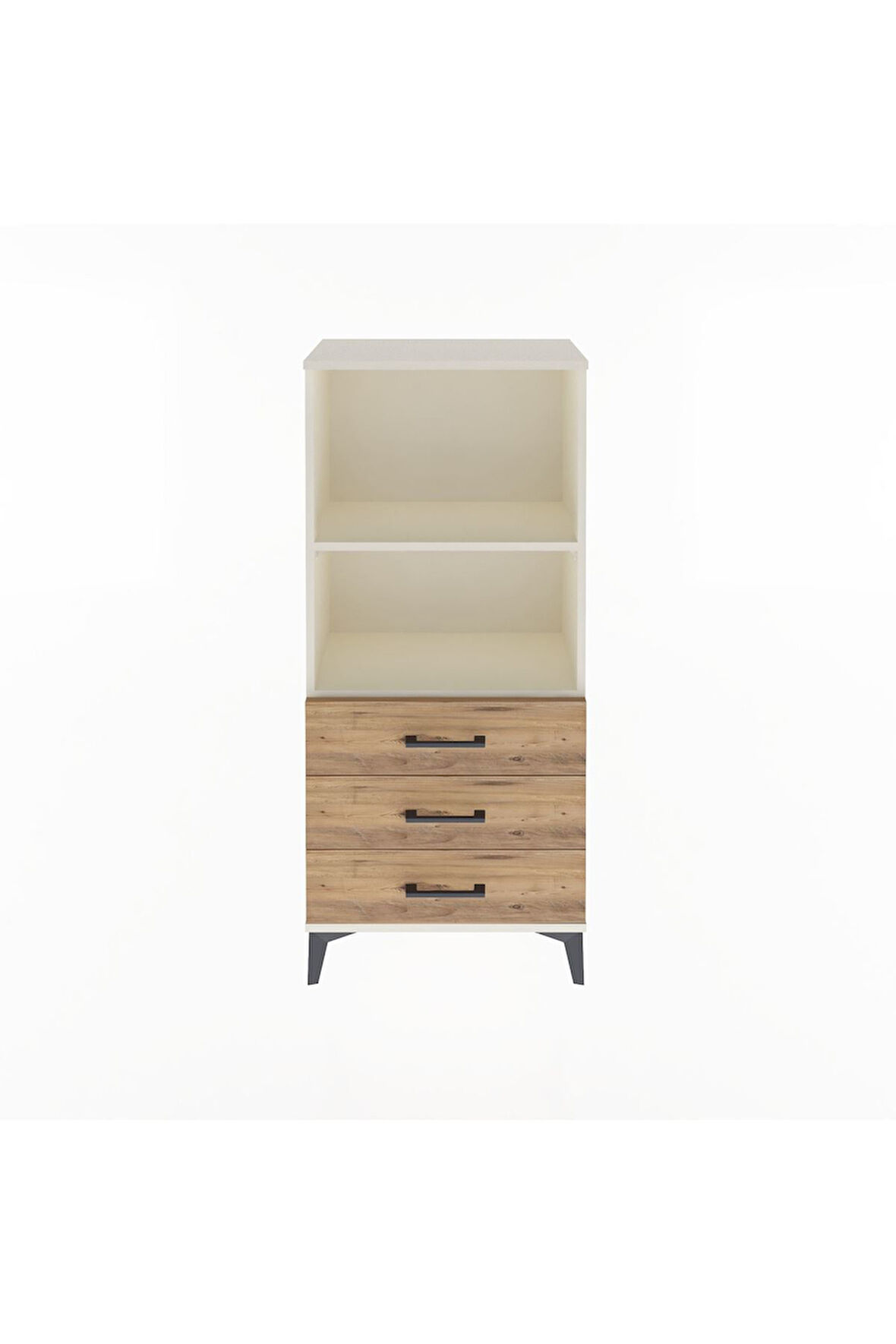 Arges Dolap 2 Raflı 3 Çekmeceli 60x30x134 Aytaşı-Çam