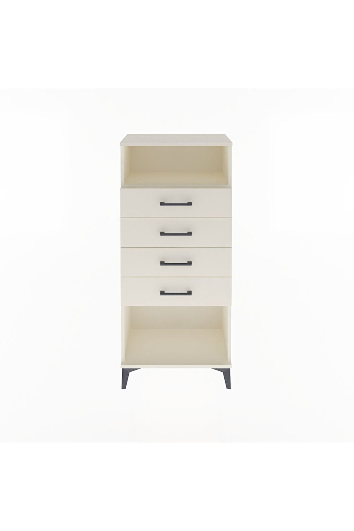 Arges Dolap Tek Raflı 4 Çekmeceli 60x30x134 Aytaşı-Aytaşı