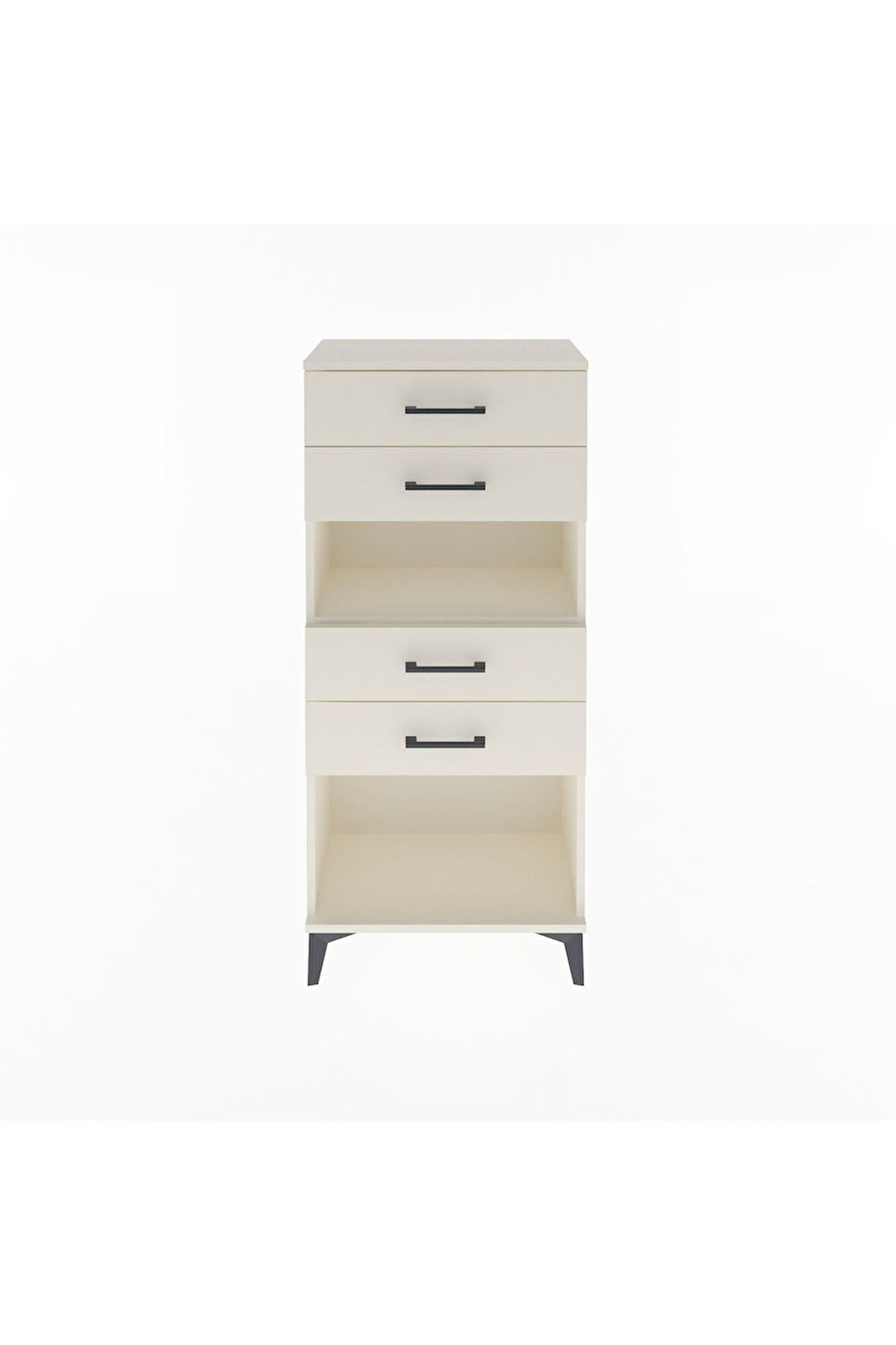 Arges Dolap Tek Raflı 4 Çekmeceli 60x30x134 Aytaşı-Aytaşı