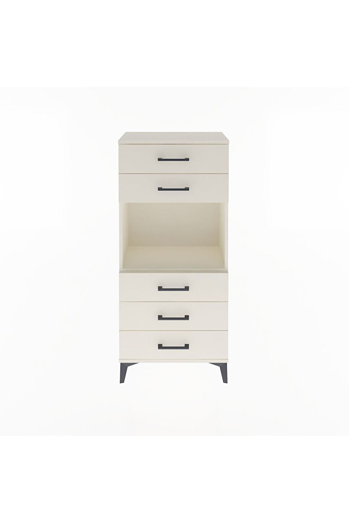 Arges Dolap Tek Raflı 5 Çekmeceli 60x30x134 Aytaşı-Aytaşı