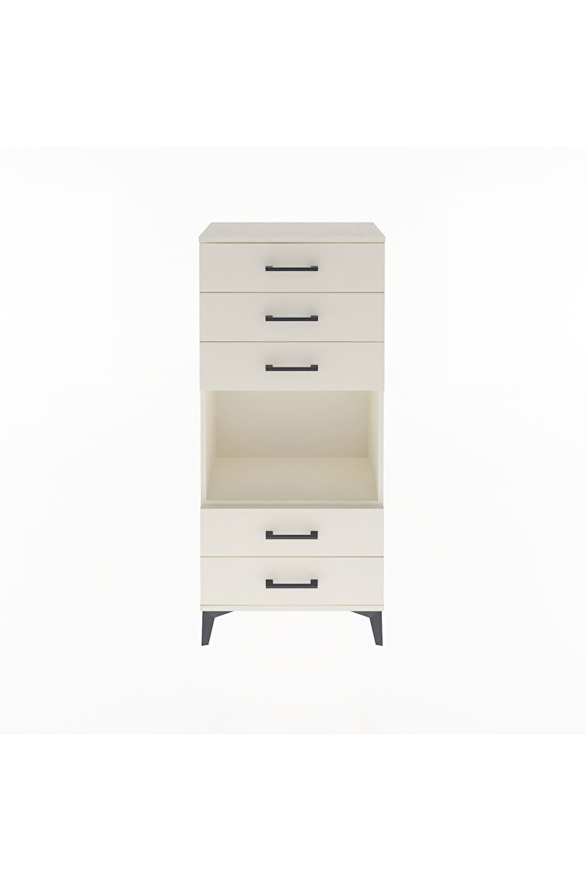 Arges Dolap Tek Raflı 5 Çekmeceli 60x30x134 Aytaşı-Aytaşı