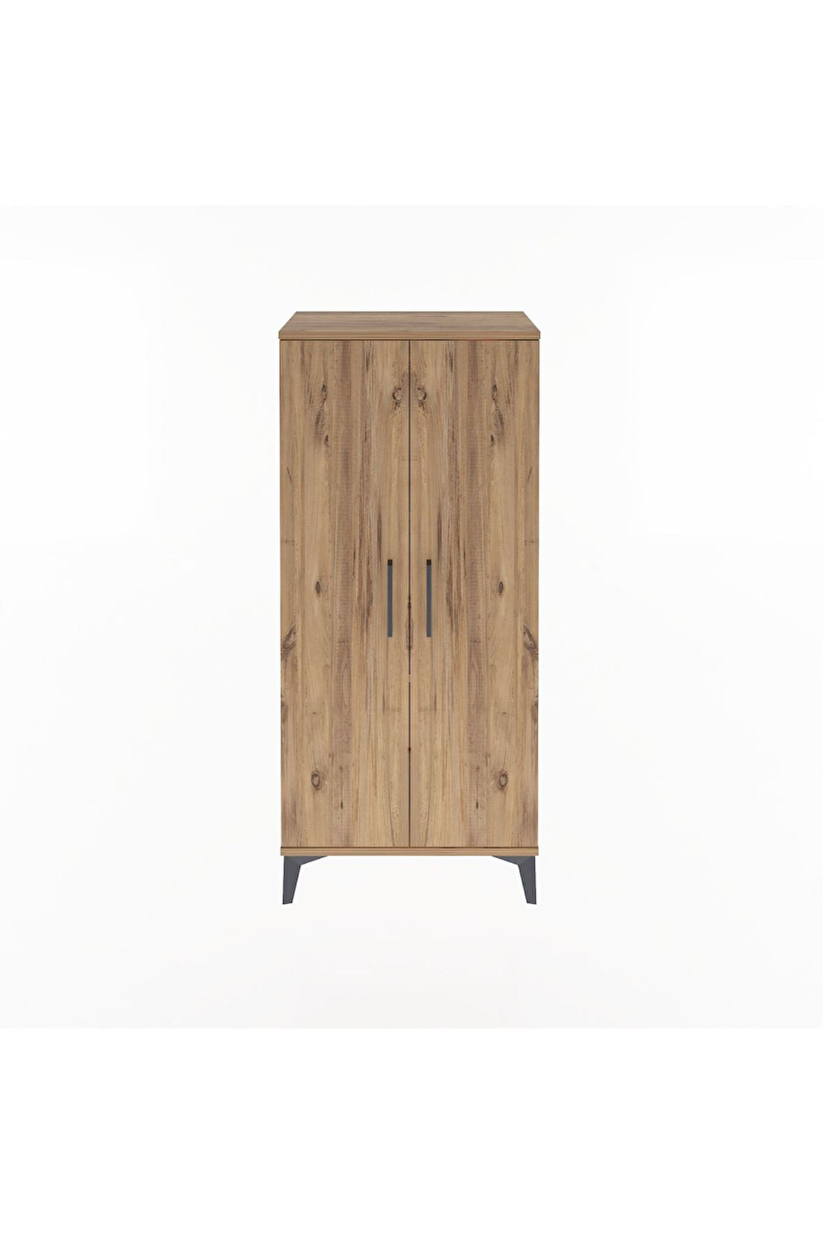 Arges Dolap 2 Raflı 2 Kapaklı 60x30x134 Çam-Çam