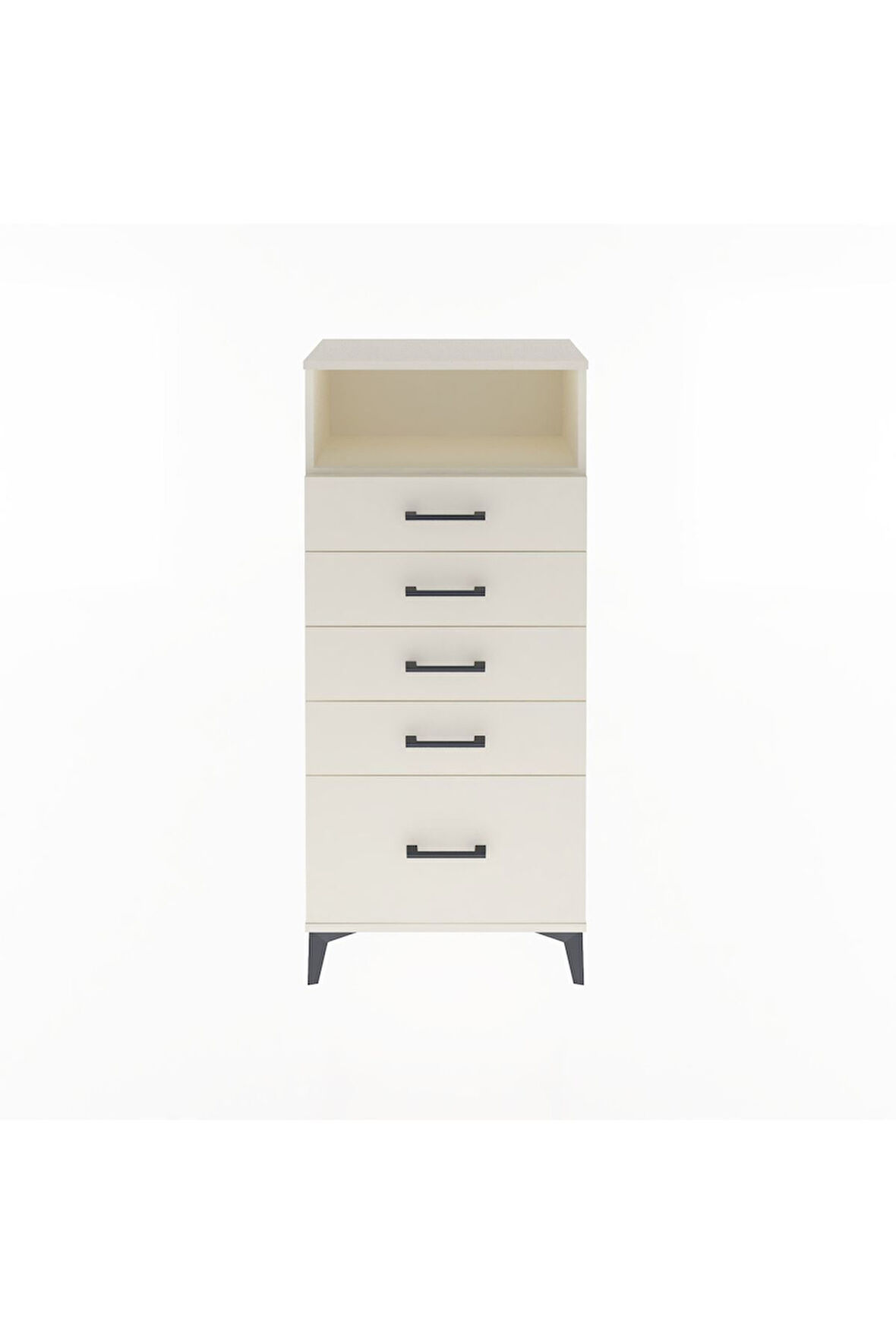 Arges Dolap Tek Raflı 5 Çekmeceli 60x30x134 Aytaşı-Aytaşı
