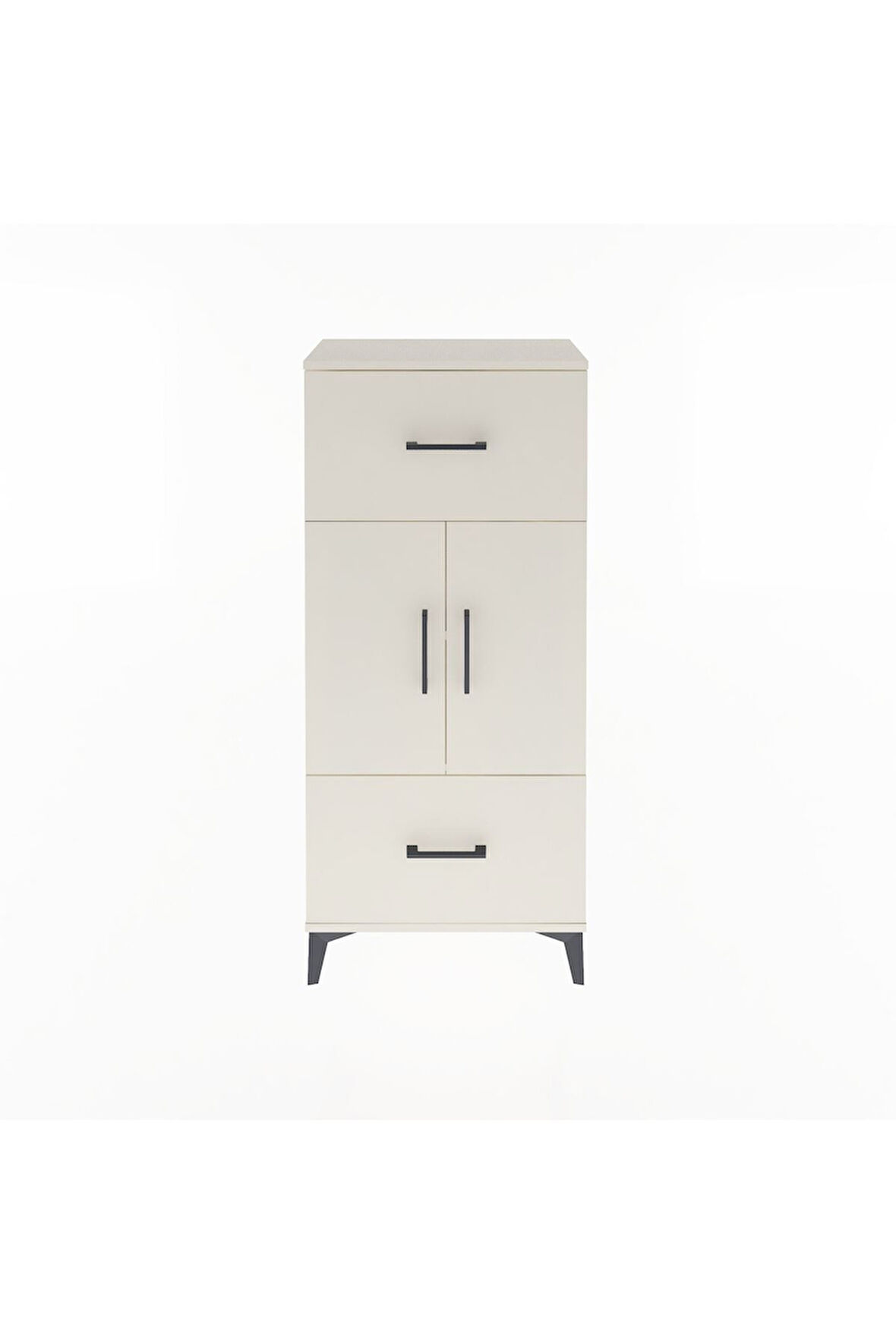 Arges Dolap 2 Raflı 2 Çekmeceli 2 Kapaklı 60x30x134 Aytaşı-Aytaşı