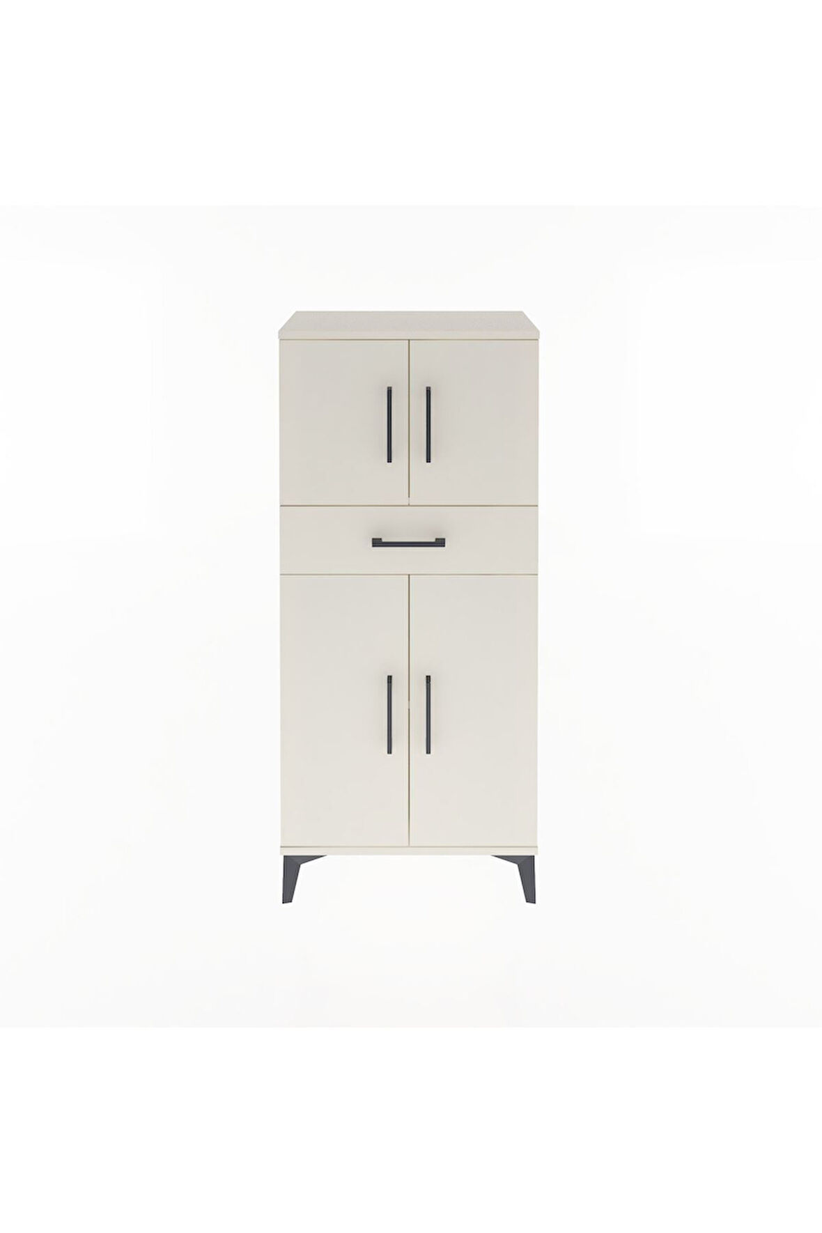 Arges Dolap 2 Raflı Tek Çekmeceli 4 Kapaklı 60x30x134 Aytaşı-Aytaşı