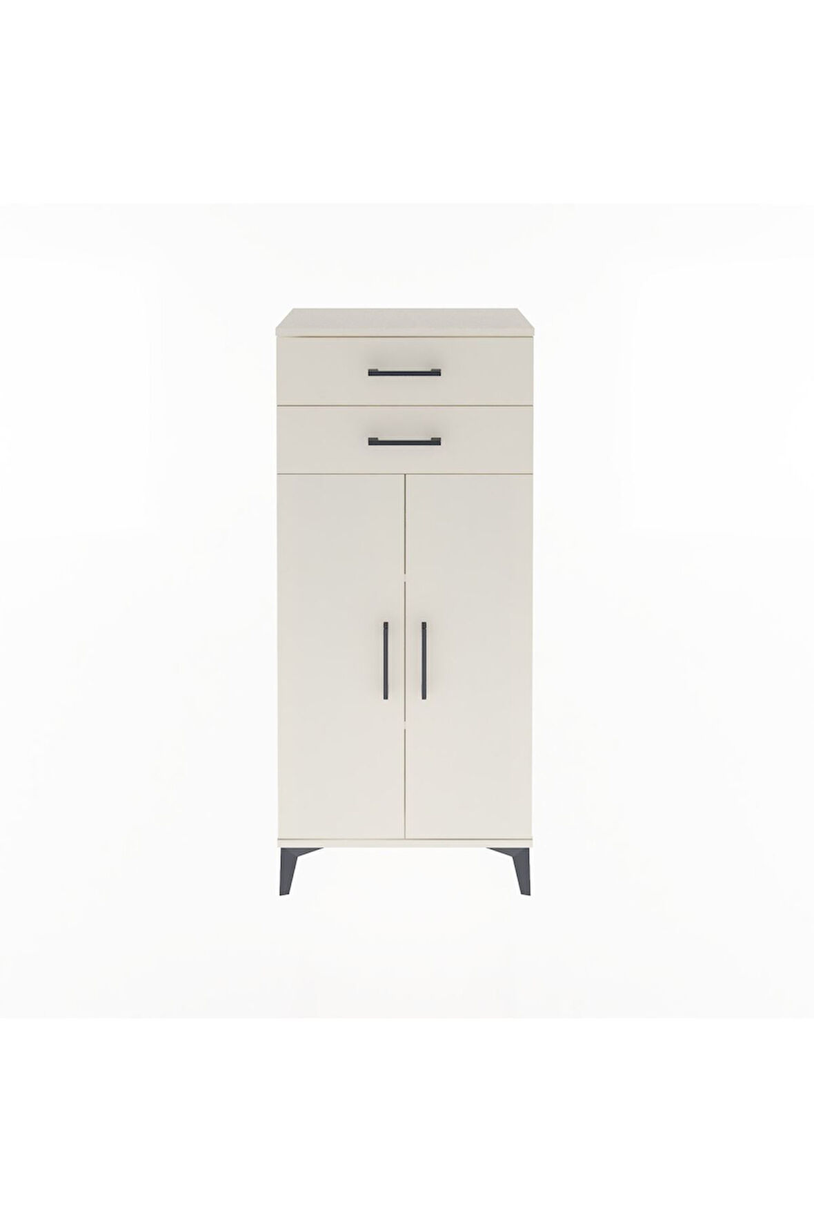 Arges Dolap 2 Raflı 2 Çekmeceli 2 Kapaklı 60x30x134 Aytaşı-Aytaşı