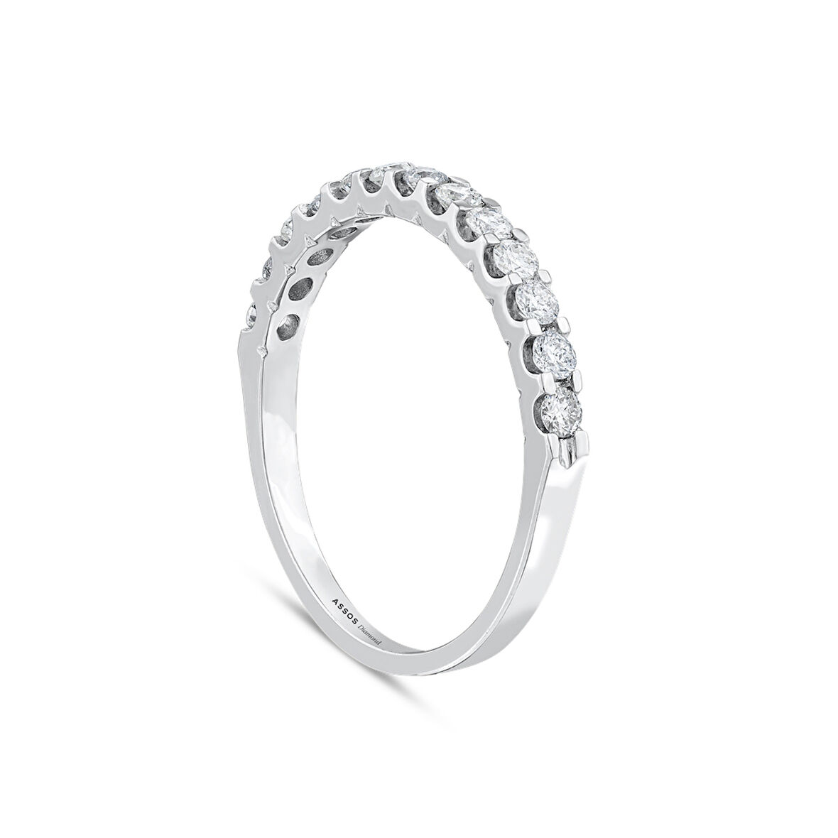 0.63 Karat Pırlanta Yarım Tur Yüzük