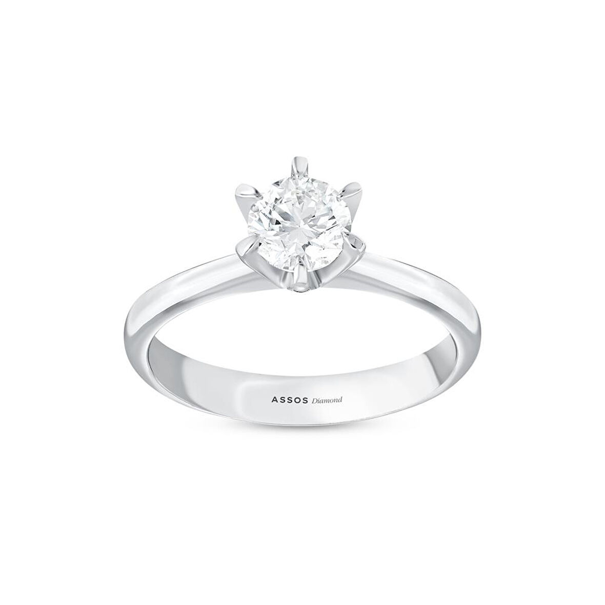 0.61 Karat Pırlanta Tektaş Yüzük