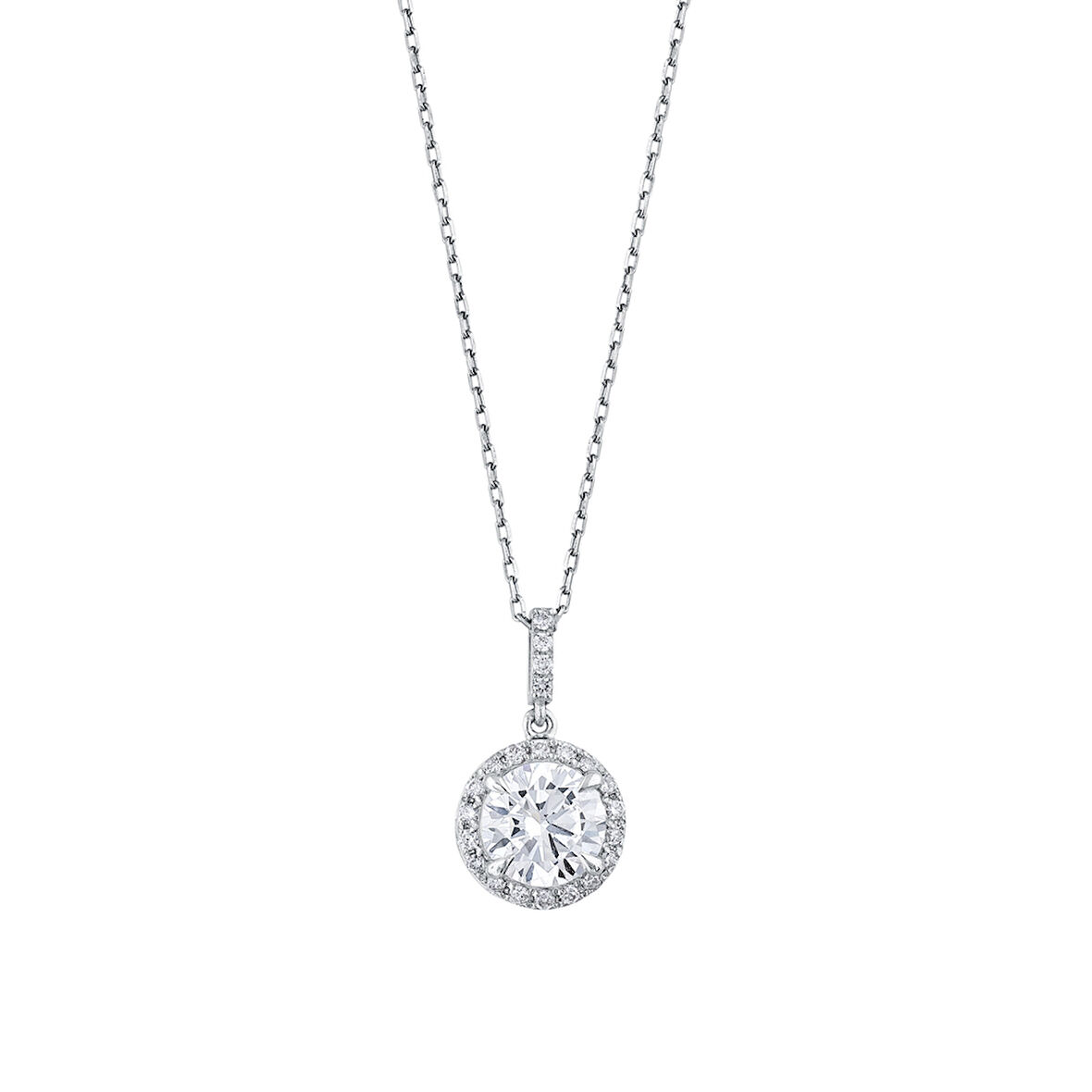 Topaz Taşlı Pırlanta Kolye