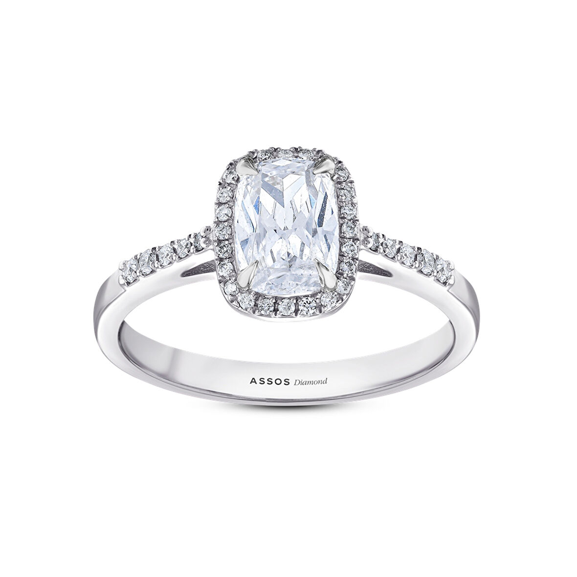 0.14 Karat Topaz Taşlı Pırlanta Yüzük