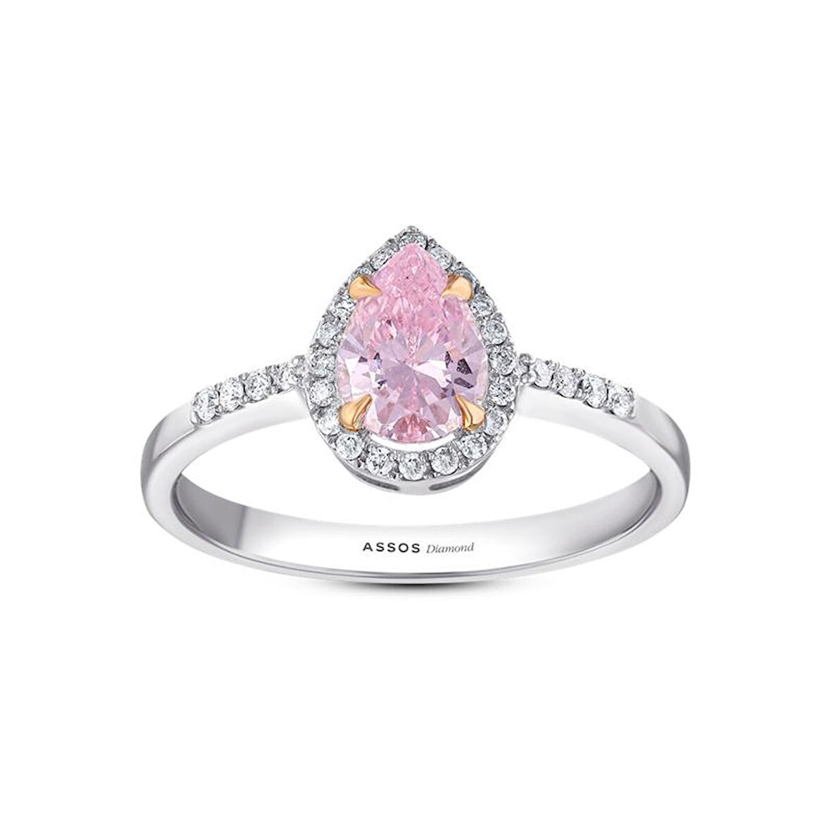 Pırlanta Violet Taşlı Yüzük