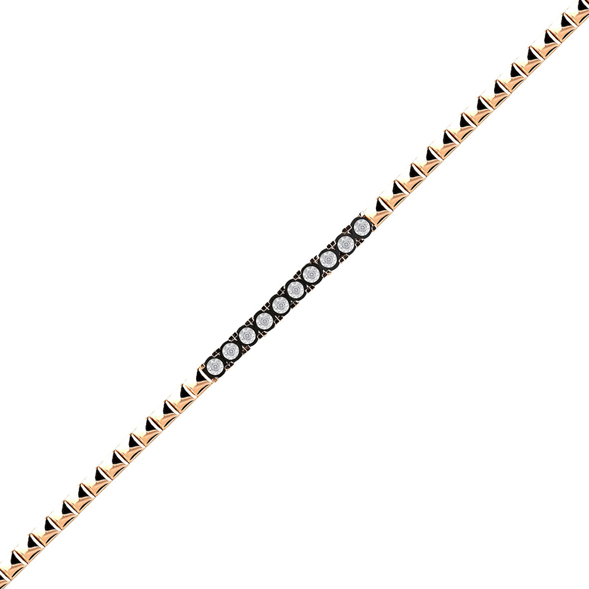 0.05 Karat Elmas Fantezi Bileklik