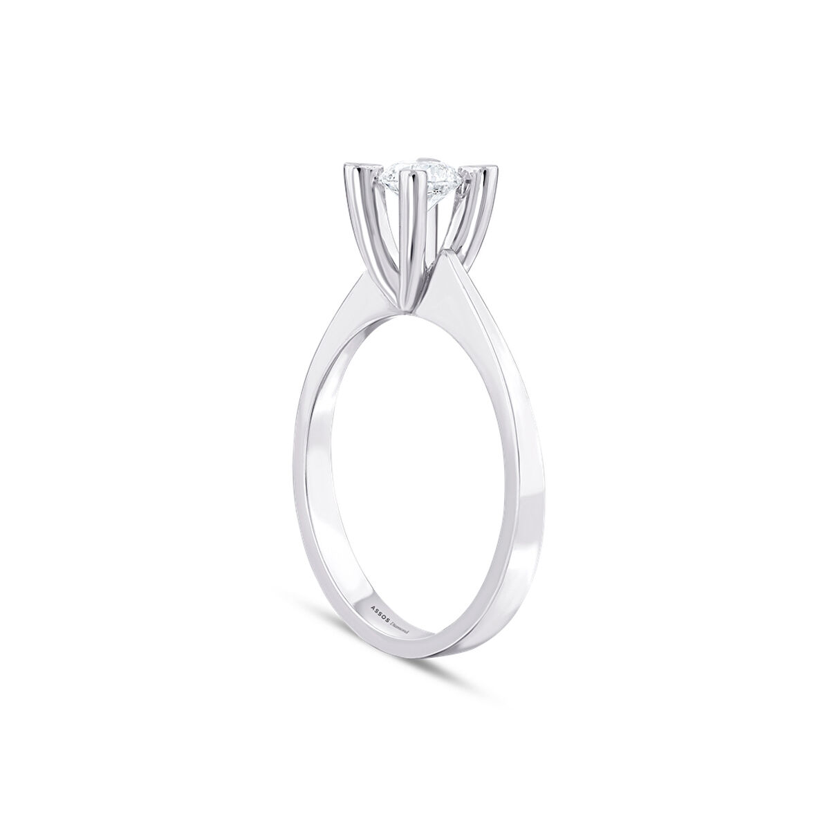 0.50 Karat Pırlanta Tektaş Yüzük