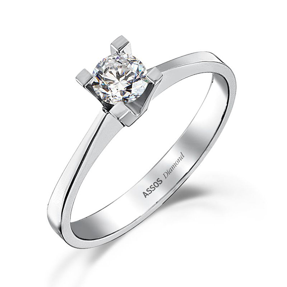 0.10 Karat Pırlanta Tektaş Yüzük