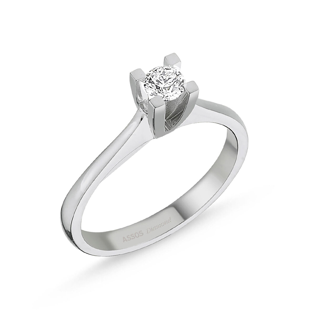 0.30 Karat Pırlanta Tektaş Yüzük