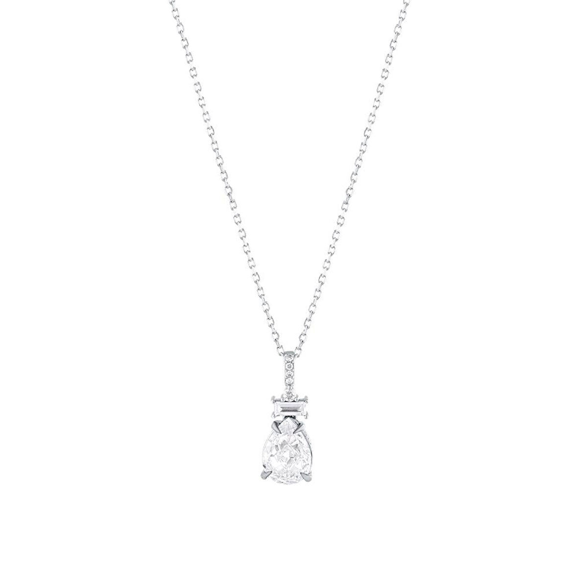 0.07 Karat Violet Taşlı Pırlanta Kolye