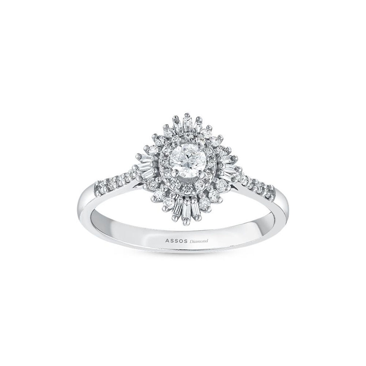 0.46 Karat Pırlanta Fantezi Yüzük