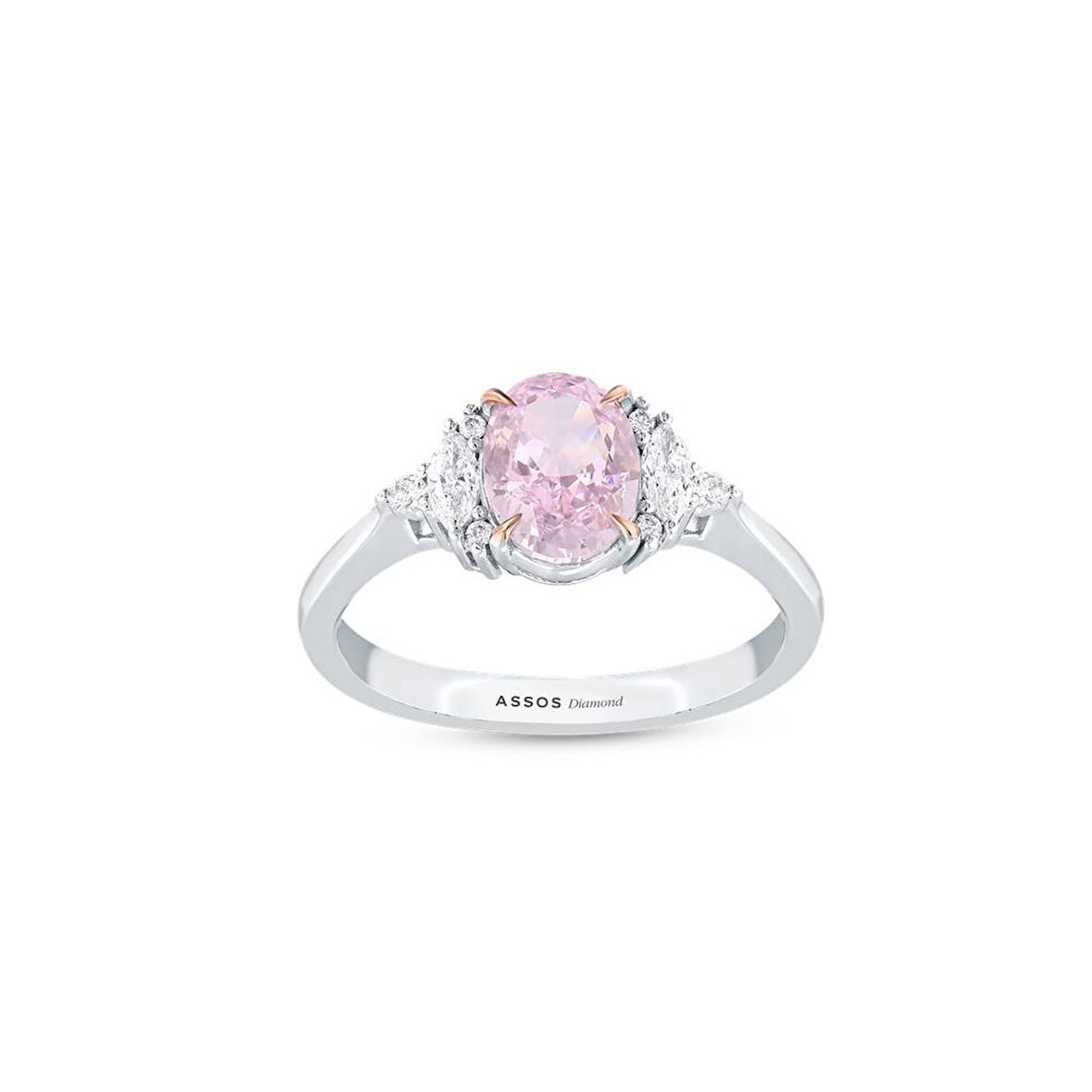 0.20 Karat Violet Taşlı Pırlanta Yüzük