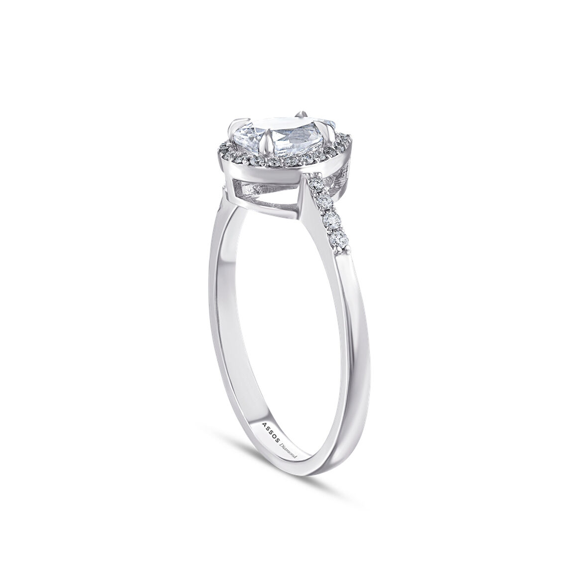 Pırlanta Violet Taşlı Yüzük