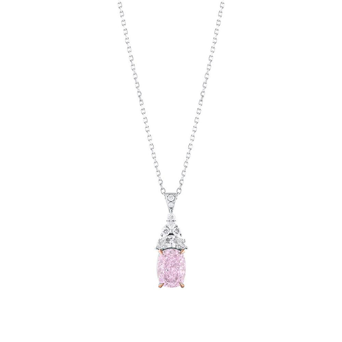 0.32 Karat Violet Taşlı Pırlanta Kolye
