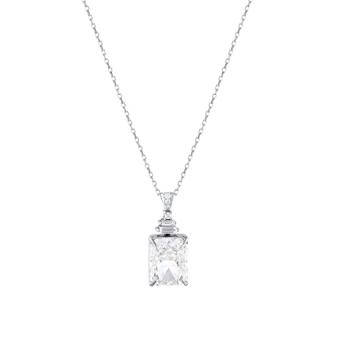 0.08 Karat Pırlanta Violet Taşlı Kolye
