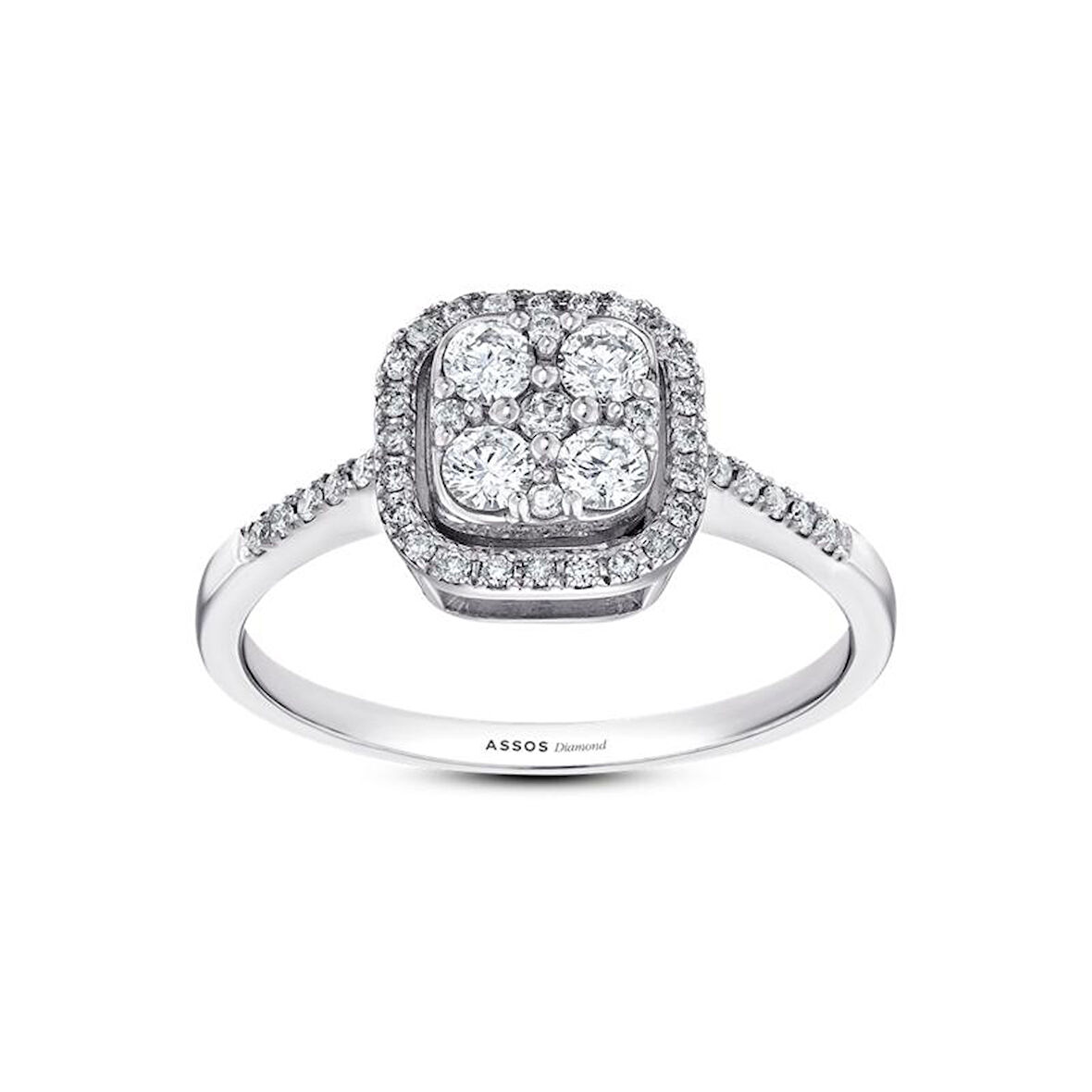 0.45 Karat Fantezi Pırlanta Yüzük