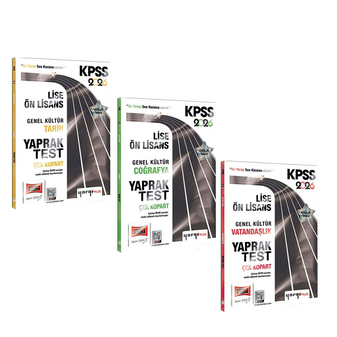 Yargı 2026 KPSS Lise Ön Lisans Genel Kültür Tarih Coğrafya ve Vatandaşlık Yaprak Test Seti 3 Kitap